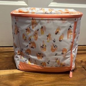 Insulated Bucket Tote-Soft Watercolor Spots